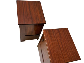 Art Deco Modernist Nightstands by J.A. Muntendam for L.O.V. Oosterbeek, 1920s